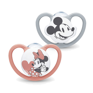 NUK Mickey Space Silicone Soother - 0