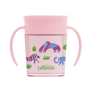 Dr Brown's Smooth Wall Cheers 360 Cup With Handles (7oz/200ml) - 0