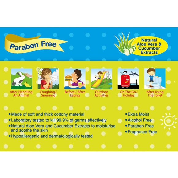 Pureen Antibacterial Wipes 8x30's