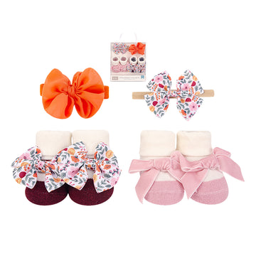 Hudson Baby 2pcs Headband and 2pcs Socks Gift Set
