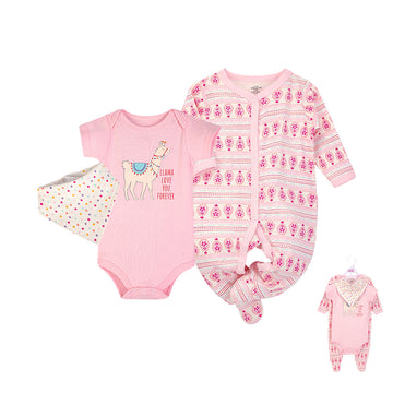 Hudson Baby 3pcs Layette Set - 0