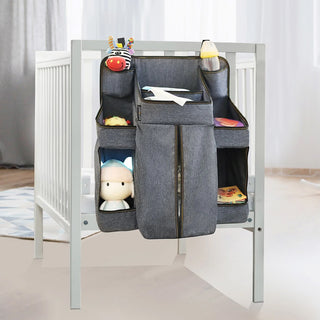 Bonbijou Crib Organiser Denim Blue