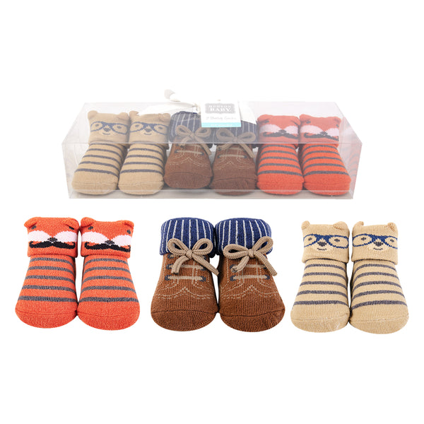 Hudson Baby 3 Pair Socks Gift Set