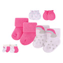 Hudson Baby 4pcs Socks and Mittens Set