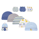 Hudson Baby 5pcs Cap & 3pcs Scratch Mitten Set (0-6m)-9