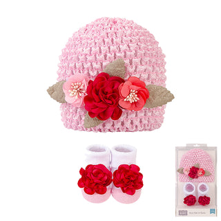 Buy flower-crown Hudson Baby 2pcs Knit Hat And Sock Set (0-9m)