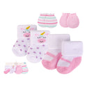 Hudson Baby 4pcs Socks and Mittens Set