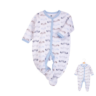 Buy mustache Hudson Baby 1pc Sleepsuit (0-3M/ 3-6M/ 6-9M)