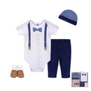 Hudson Baby 4pcs New Born Baby Clothing Gift Set (0-6 Months)-5
