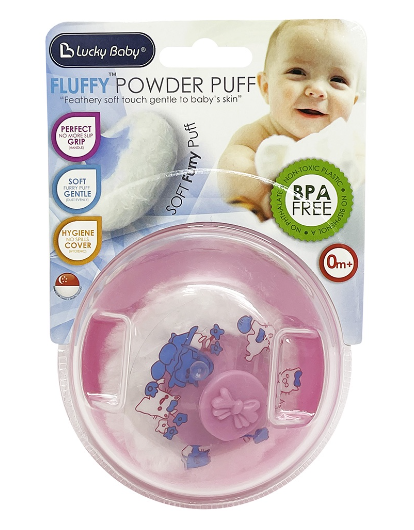 Lucky Baby Fluffy Powder Puff With Case