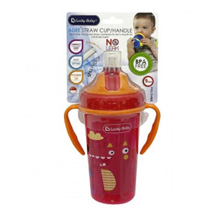 Buy red Lucky Baby Adee™ Straw Cup/ Handle
