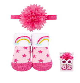 Buy rainbow-star Hudson Baby 2pcs Headband & Socks Set