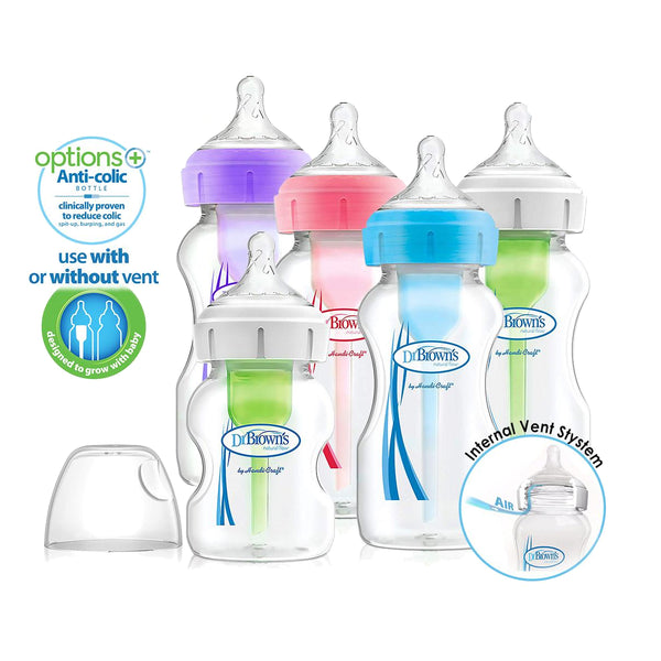 Dr Brown's PP Wide-Neck Options+ Baby Bottle Collection (150ml/270ml)