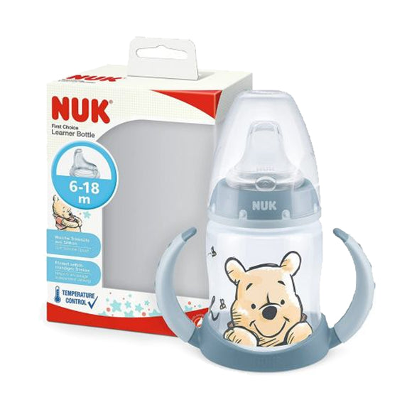 NUK Disney Winnie PPSU 150ml Learner Bottle With Temperature Control