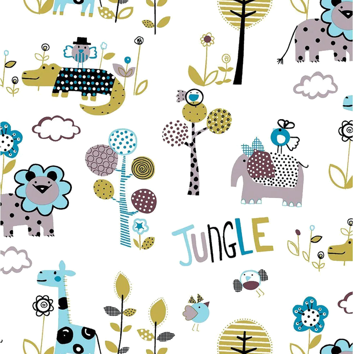 Bonbijou 3D Mesh Reversible Cushion (Jungle) - 0