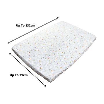 Cheeky Bon Bon Fitted Sheet For Baby Mattress (132x72x10cm) - 0