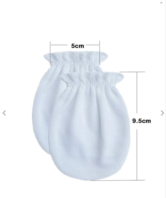 Hudson Baby 3pcs Scratch Mittens (0-6m)