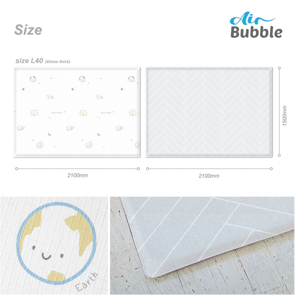 Parklon Air Bubble Playmat - Smile Planet L40 - 0