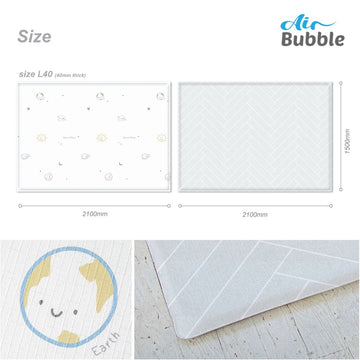 Parklon Air Bubble Playmat - Smile Planet L40 - 0