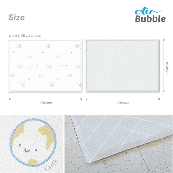Parklon Air Bubble Playmat - Smile Planet L40