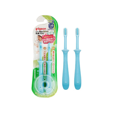 [Made In Japan]Pigeon Training Toothbrush Step 4 (2 in 1) - 0