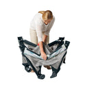 Graco Pack 'n' Play On The Go Playard With Bassinet - Stratus (Free 2 Foam Mattress + Quilted Sheet)-5