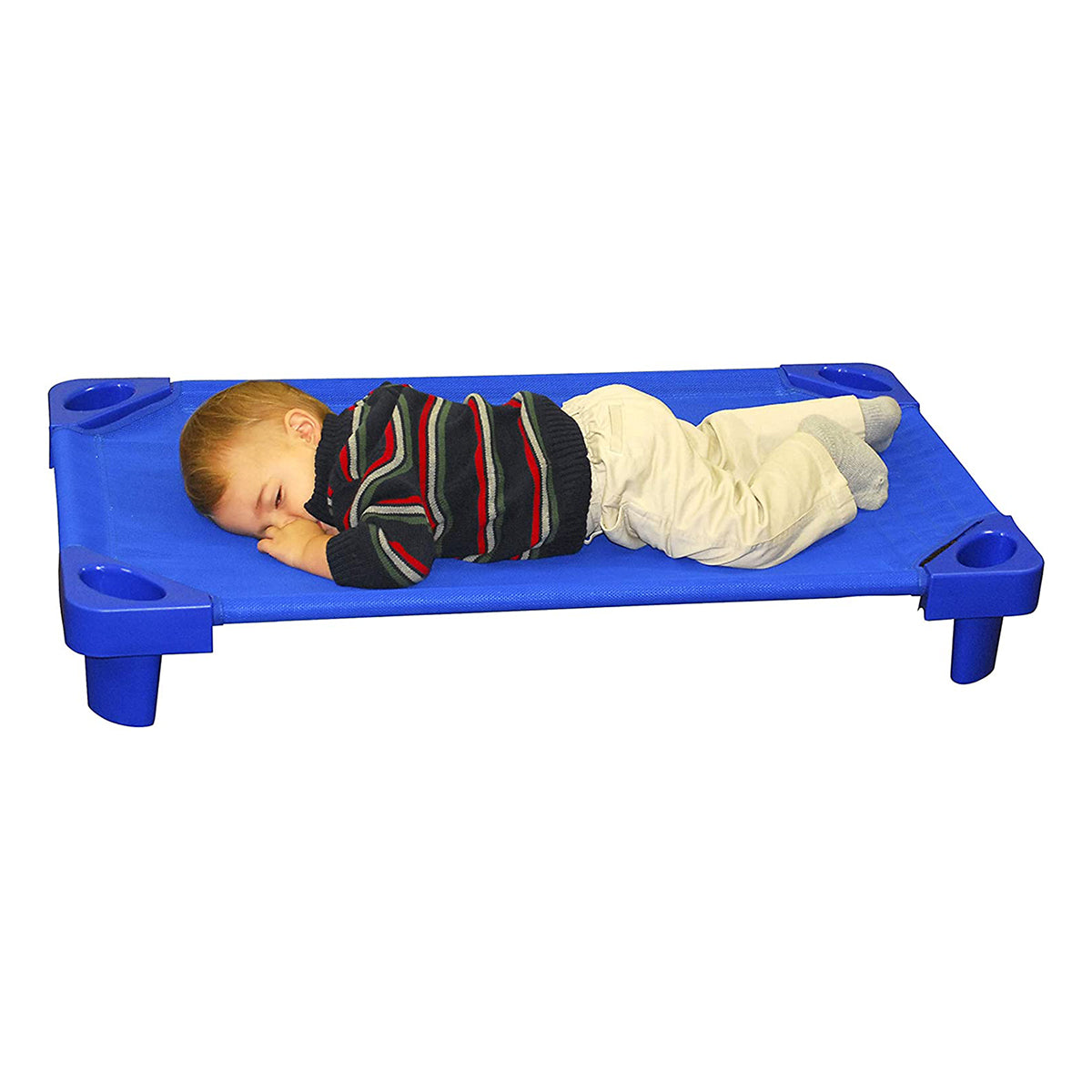 ECR 4Kids Stackable Standard Rest Cot (23x40 / 58cm x 101cm x 5cm) (23 x 52 / 132cm x 58cm x 5cm)