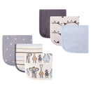 Hudson Baby 6pcs Quilted Washcloths (9x9inch)-5
