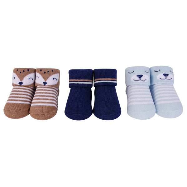Hudson Baby 3 Pair Socks Gift Set