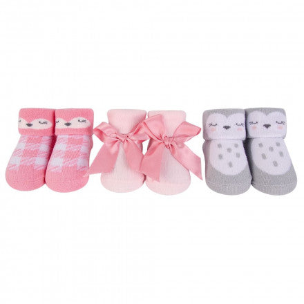 Hudson Baby 3 Pair Socks Gift Set