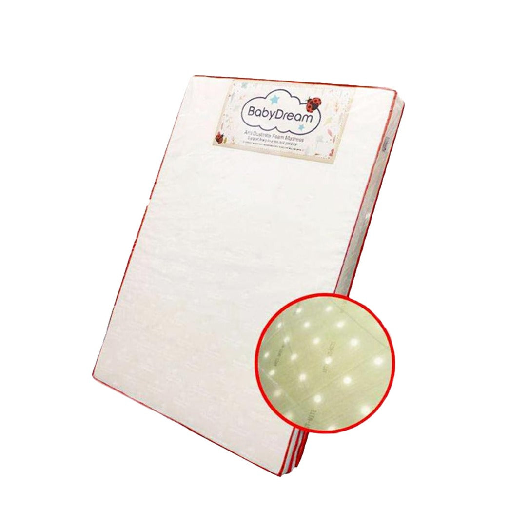 Babydreams Antidustmite Mattress w/holes - 24x37.5x3inch