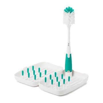 OXO Tot On The Go Drying Rack & Bottle Brush - 0