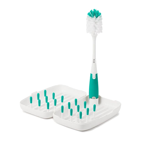 OXO Tot On The Go Drying Rack & Bottle Brush