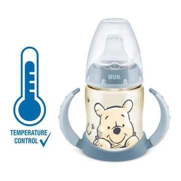 NUK Disney Winnie PPSU 150ml Learner Bottle With Temperature Control - 0