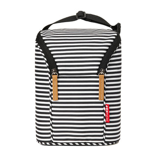 Buy sh205316-black-white-stripe Skip Hop Grab & Go Double Bottle Bag