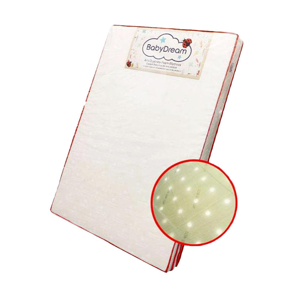 Babydreams Foam Anti-dustmite w/holes Mattress 23"x 43"x4"