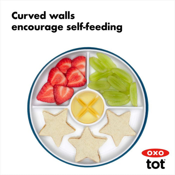 OXO Tot Stick & Stay Divided Plate