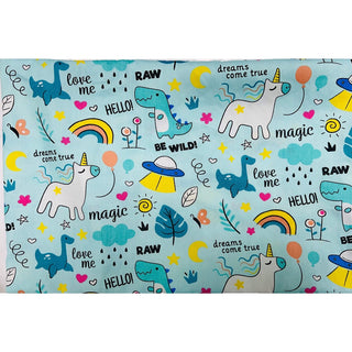 Buy unicorn-blue BabyOne 3 in 1 Baby Comforter Set (100% Cotton)