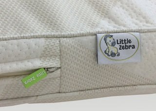 Little Zebra Latex Long Cot Mattress with Bamboo Cover