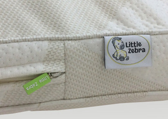 Little Zebra Latex Baby Cot Mattress With Optional Soft Bamboo Cover